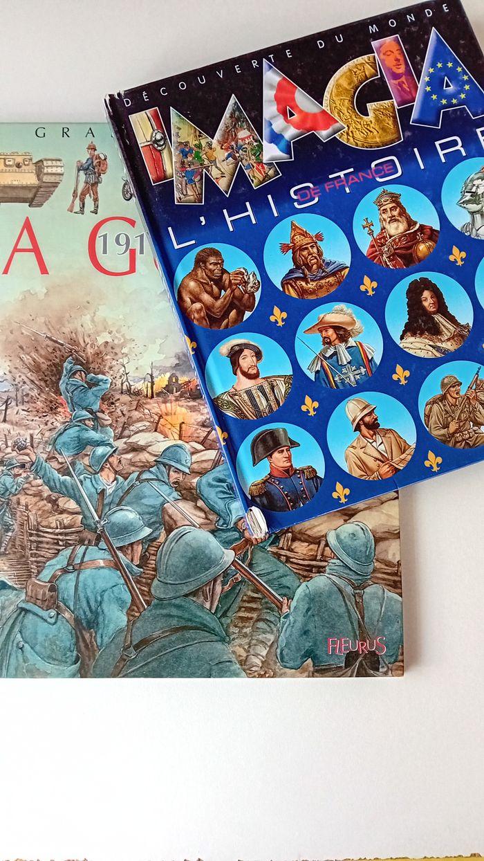 2 livre imagier sur l'histoire