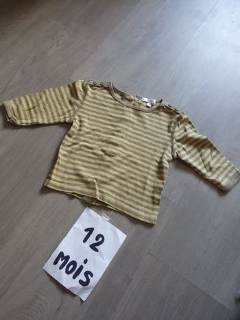 Maillot t-shirt 12mois garçon