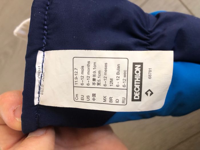 Moufles wedze 6-12 mois - photo numéro 3