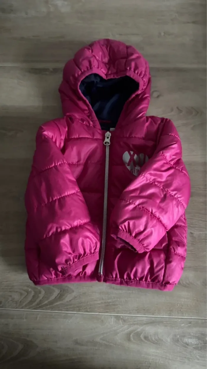Veste doudoune fille 9 mois - photo numéro 2