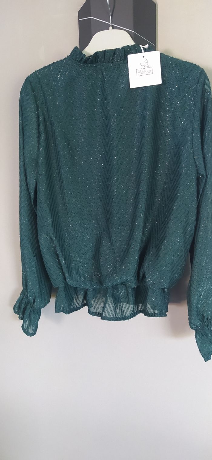 Blouse vert foncé TU - photo numéro 7
