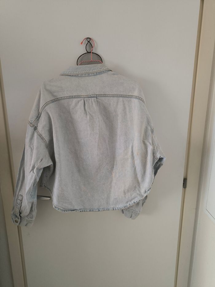 Zara veste femme en jean - photo numéro 2