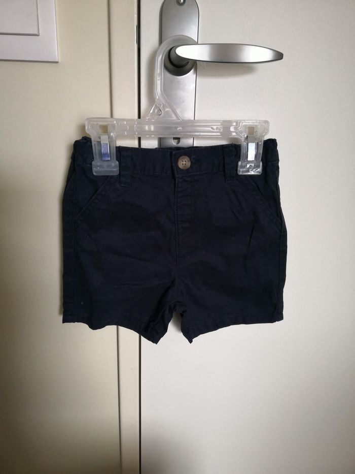 Short chino (Bleu marine) 12 mois (80 cm) Kiabi - photo numéro 1