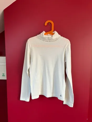 T-shirt Col roulé fille 10 ans petit bateau