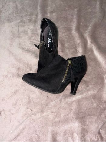 Chaussures bottines à talons femme taille 36 Mim en très bon état.