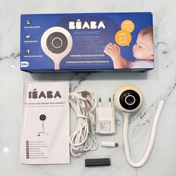 Caméra de surveillance pour bébé BÉABA Zen Connect.