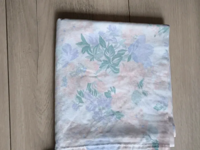 Lot de 2 taies de traversin vintage motif floral 170 X 41 cm - photo numéro 6
