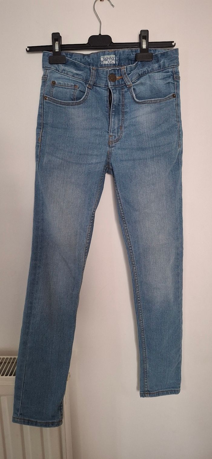 Jean Skinny Kiabi Bleu Délavé Taille Ado 12 ans ou équivalent XXS