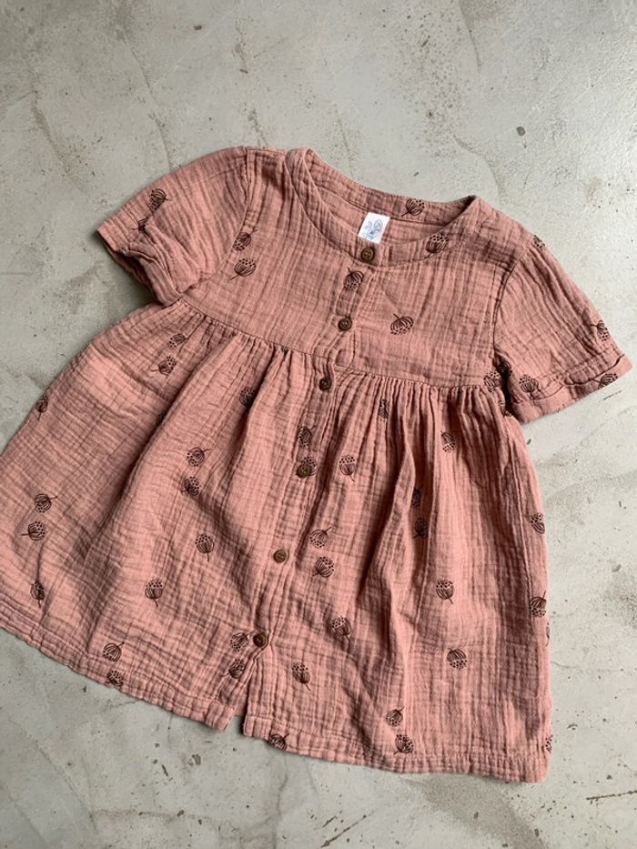 Robe en gaze de coton 24mois