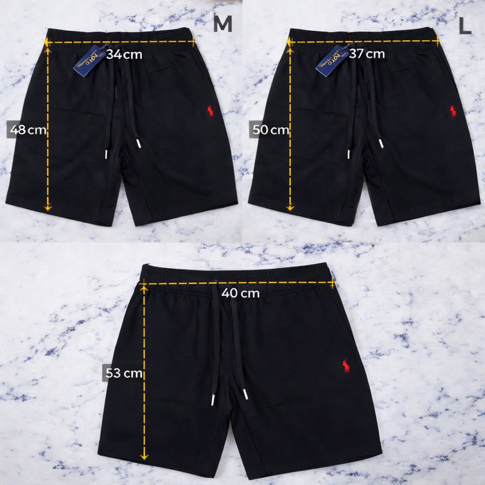 Short pour homme Ralph Lauren - Taille XL - Noir logo brodé rouge - Neuf - photo numéro 6
