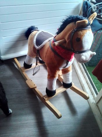 Cheval à bascule mécanisé