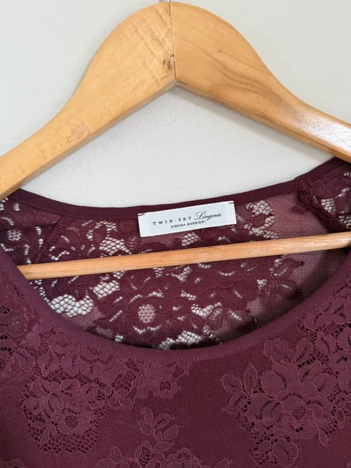 Top Twinset Bordeaux - photo numéro 4