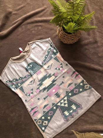Tee-shirt beige fille Orchestra