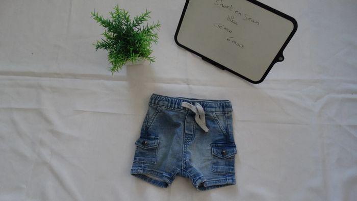Short en jean bleu - photo numéro 5