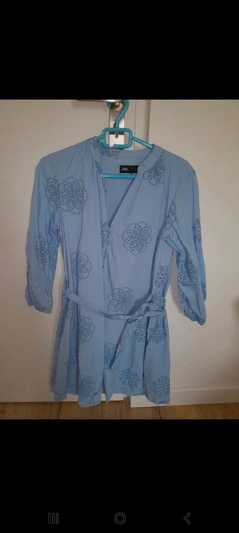 Robe bleu zara