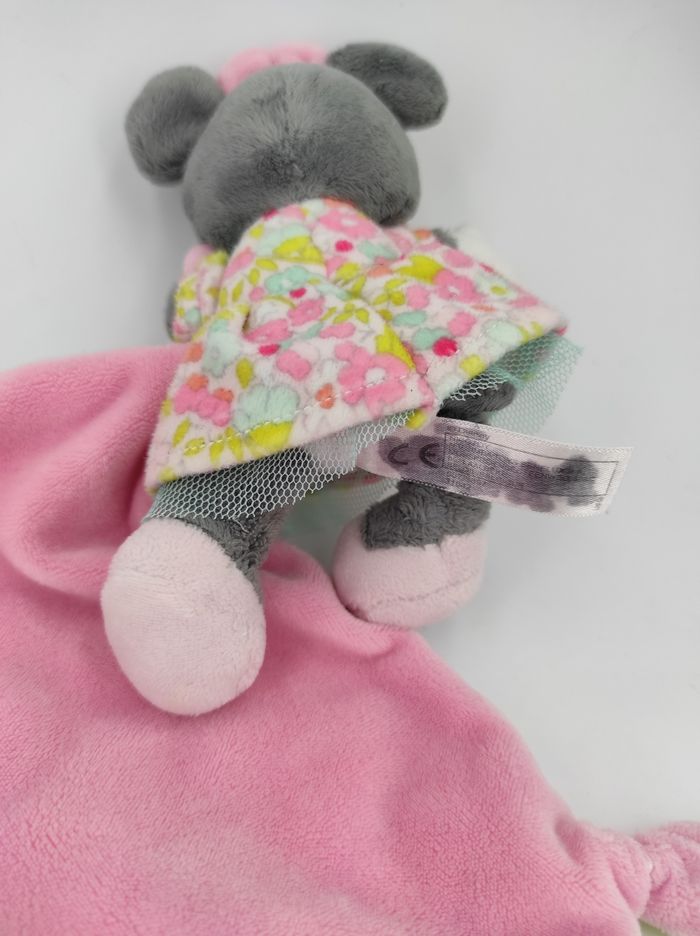 Doudou Mouchoir Minnie rose fleuri Nicotoy - photo numéro 3
