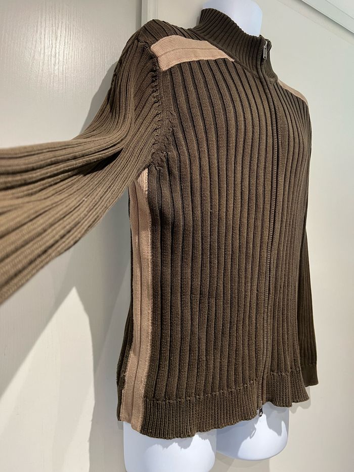 Pull, Cardigan, esprit, taille XL kakie beige - photo numéro 3