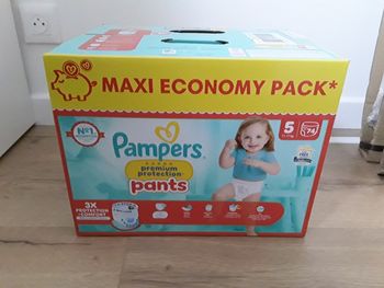 Couches pampers Pants Premium protection taille 5