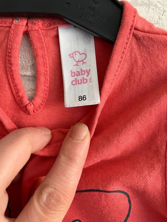 Tee shirt baby club taille 86 cm - photo numéro 3