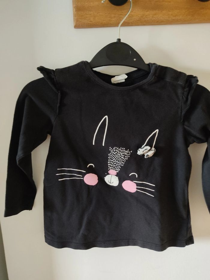 T-shirt manches longues H&M 3 ans - photo numéro 2