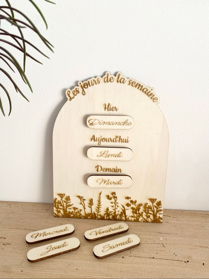 Les jours de la semaine
