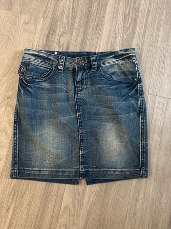 Jupe en jean délavée T36