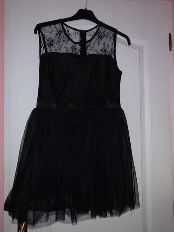 Robe dentelle et tulle