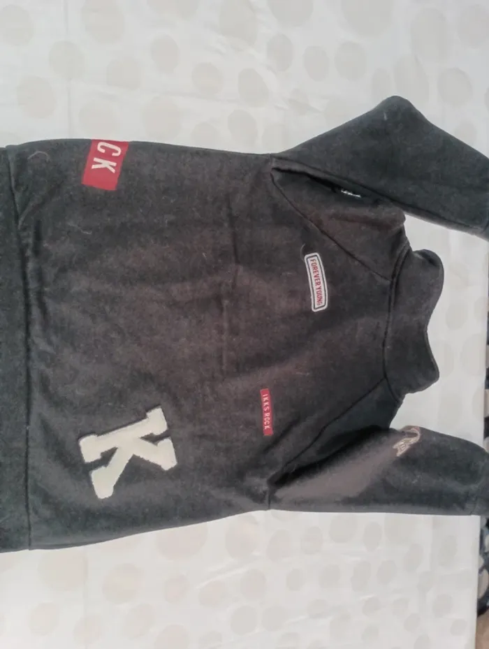 Sweat zippé fille ikks taille 12 ans - photo numéro 4