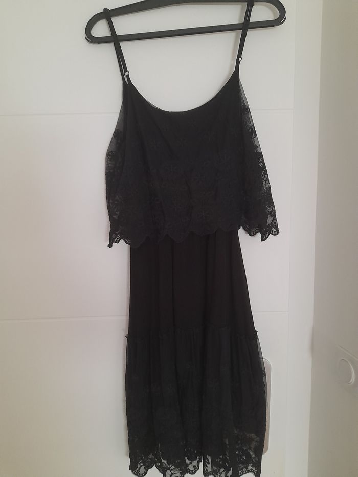 Robe noire à bretelles réglables taille S Gémo - photo numéro 2