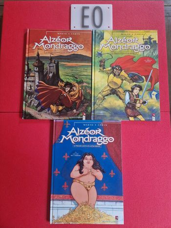 Lot de 3 bd alzeor mondrago 1 à 3,EO (série complète)