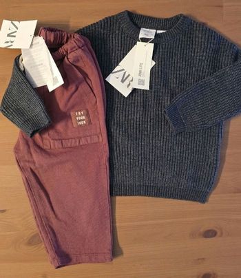 ( Neufs non portés) 🏷🏷😍🤩 superbe ensemble pull et pantalon 24mois Garçon 🤩😍