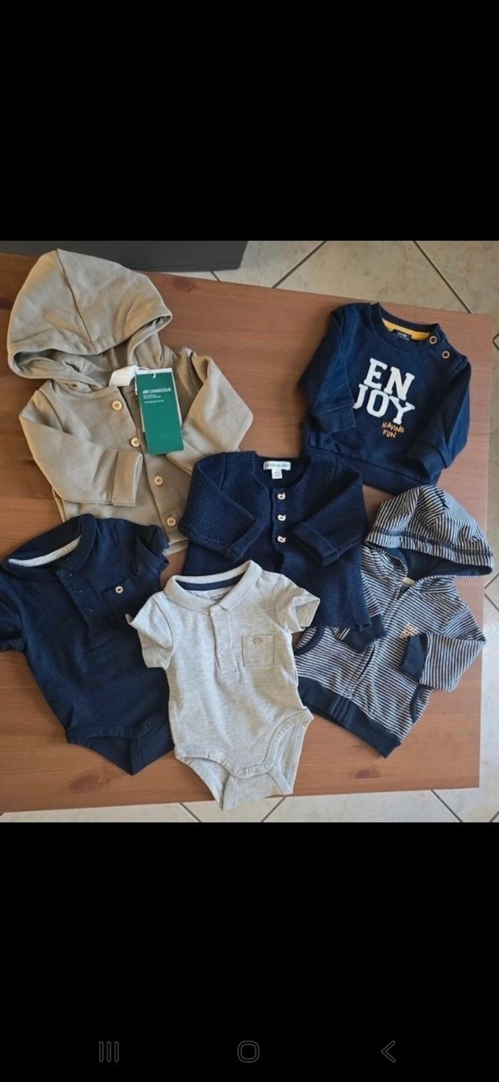 NEUFS !!! (A saisir )🥰🤩😍🥰  sublime  lot  1 MOIS  garçon (Primptemps ete)💙🤩😍👍👌 - photo numéro 2