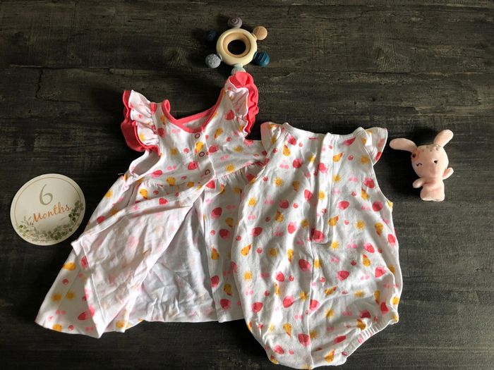 Ensemble barboteuse/robe, taille 6 mois, orchestra - photo numéro 5