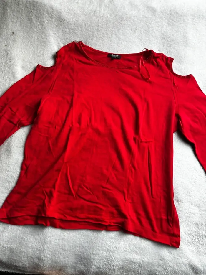 Pull rouge zamba taille 52