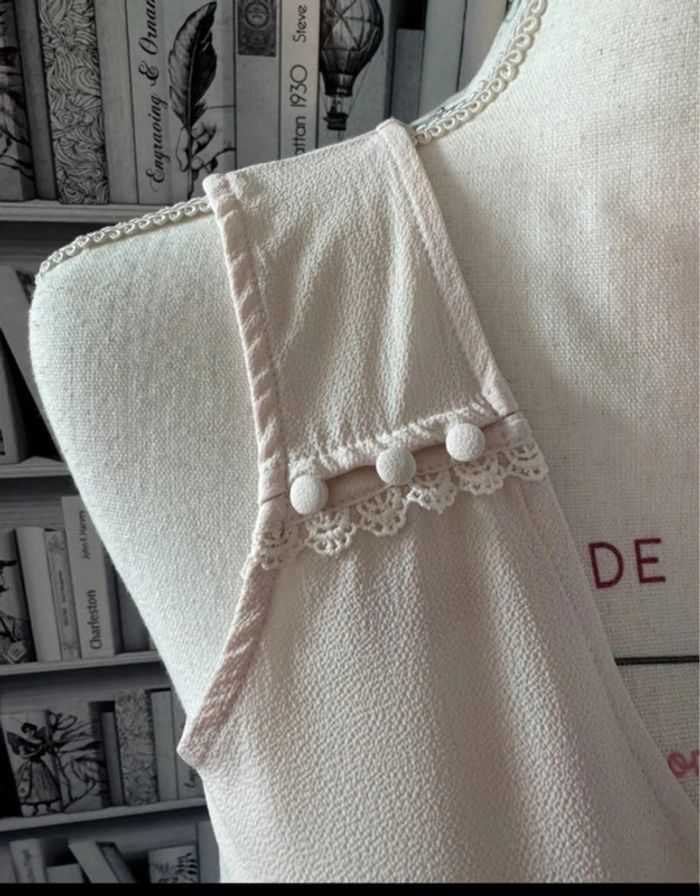 Haut blouse rose pale Naf Naf taille S ou 36 - photo numéro 4