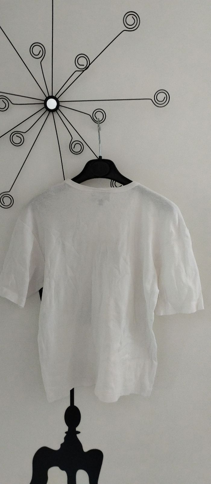 Tee-shirt manches courtes blanc IKKS taille 8 ans - photo numéro 2