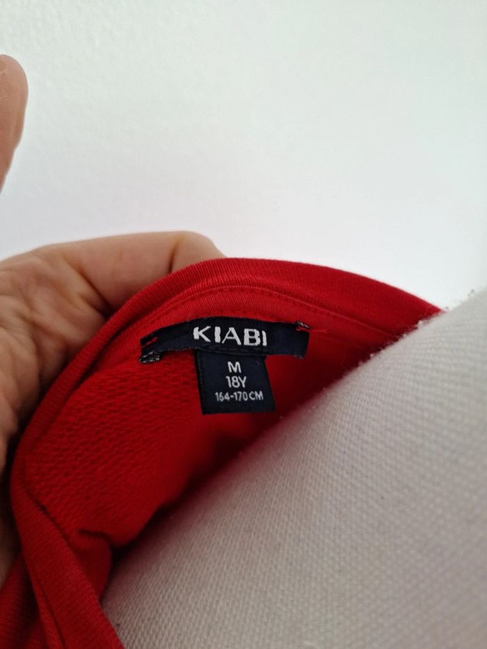 Sweat M (18ans) kiabi rouge #F38M-094 - photo numéro 5