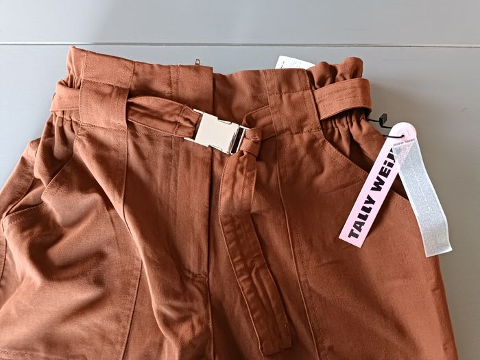 Pantalon droit marron Tally weijl taille 34 - photo numéro 4
