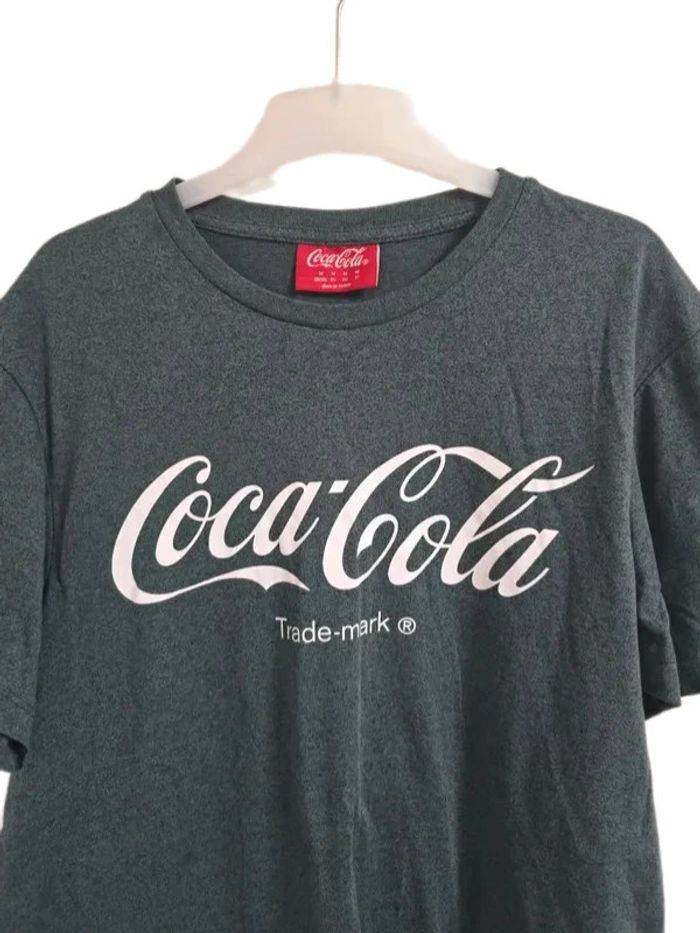 T-shirt coca cola vert émeraude - photo numéro 2