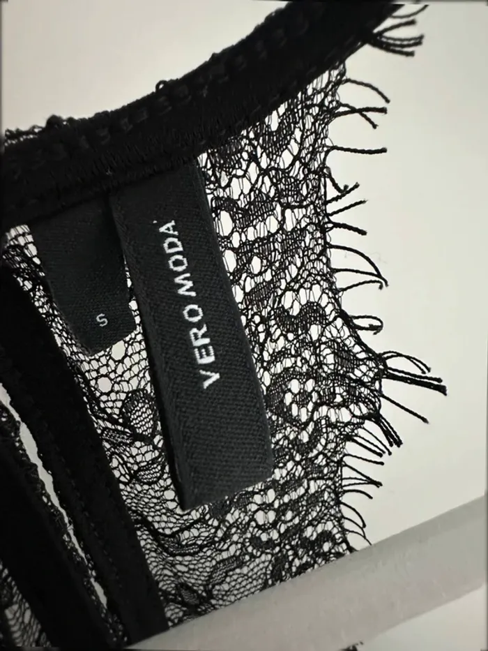 Débardeur chic noir vero moda taille S - neuf - photo numéro 7