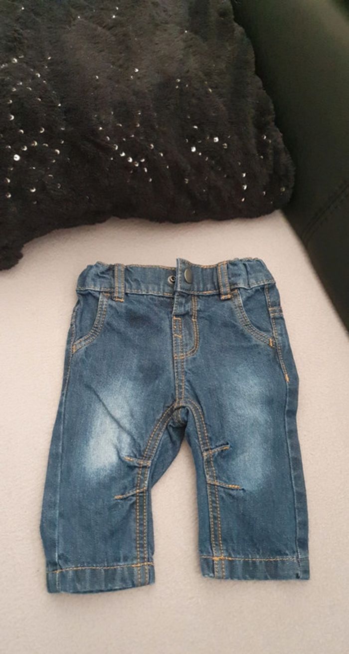 Jean 3 mois délavé kiabi - photo numéro 2