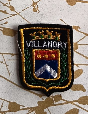 Écusson / blason à coudre ville de Villandry