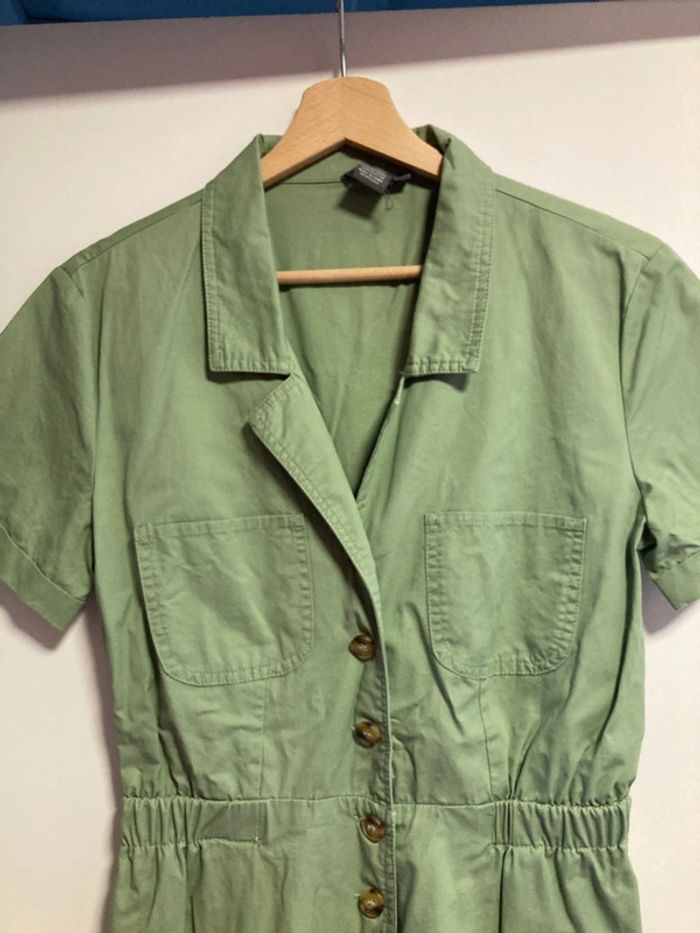 Superbe combinaison vert amande / olive - photo numéro 2