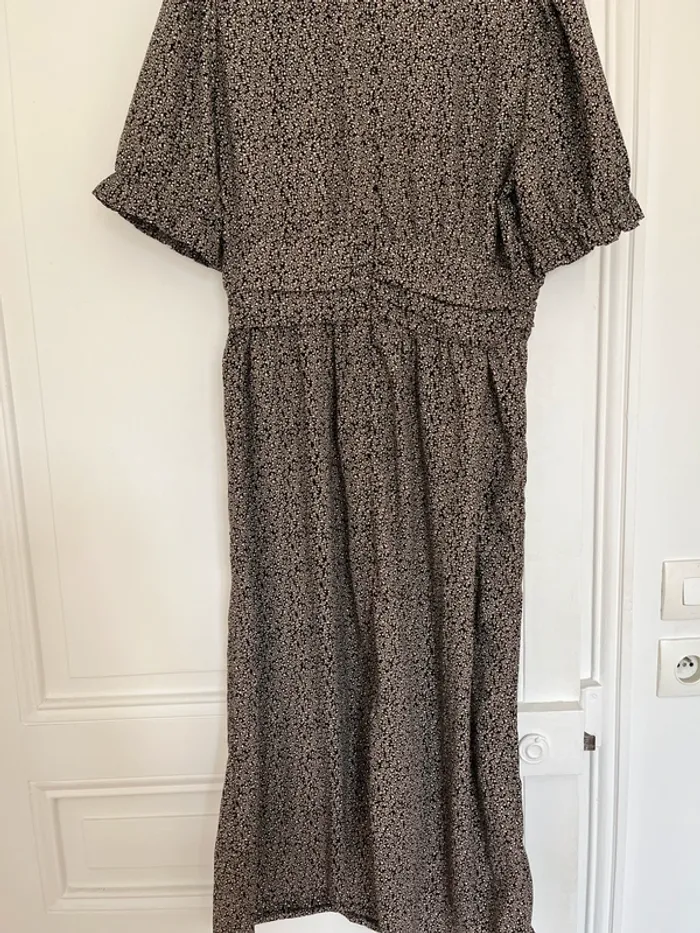Robe longue/ robe midi motif fleuri - photo numéro 2