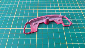 Pare-chocs avant pièce détachée miniature Bburago burago Porsche 911 Carrera 1993 rouge 1/18 1/18e 1