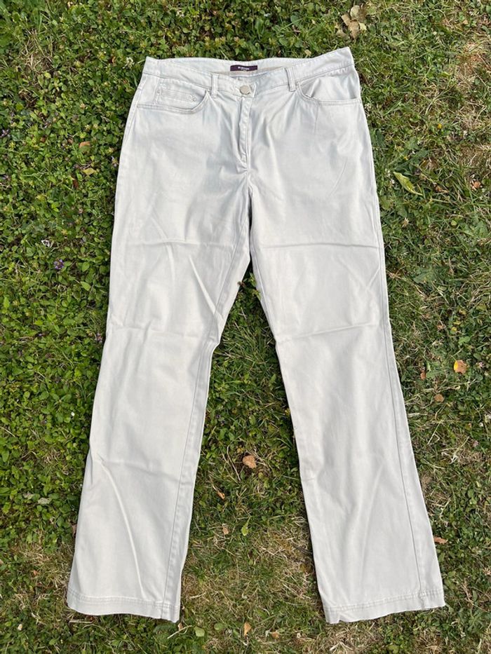 Pantalon beige - Burton - T. 44 - photo numéro 2