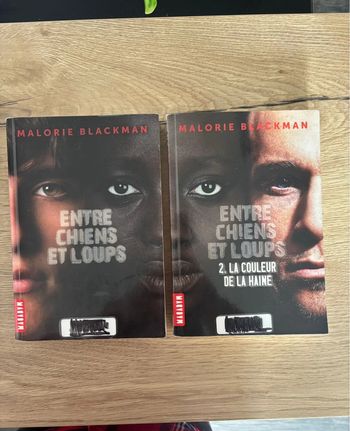 Lot livres Entre chiens et Loups pour Ados