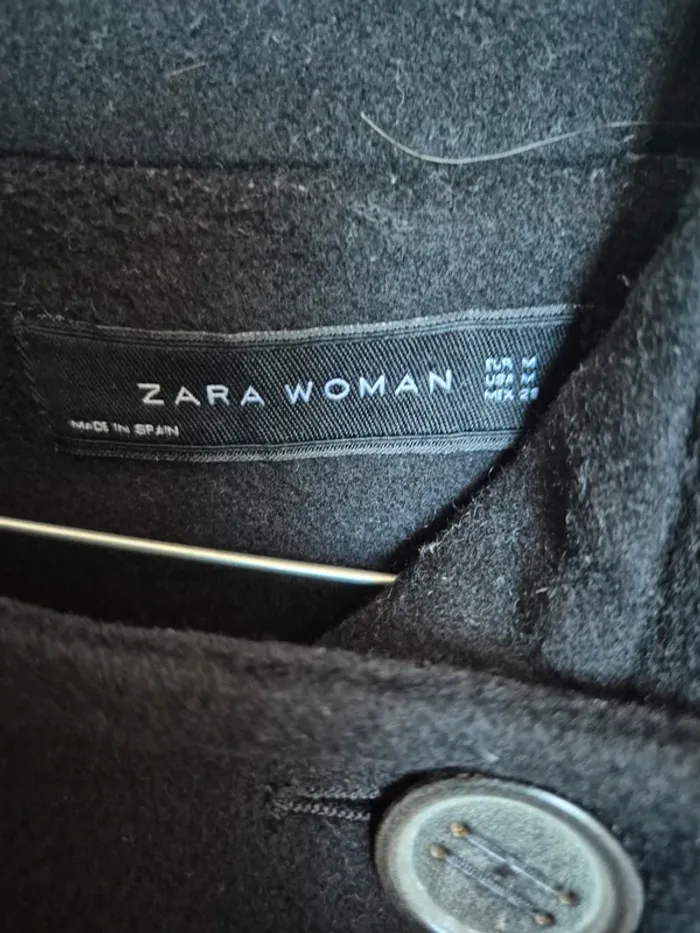 Manteau en laine Zara Woman taille M - photo numéro 2