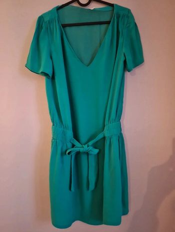 Robe verte see u soon