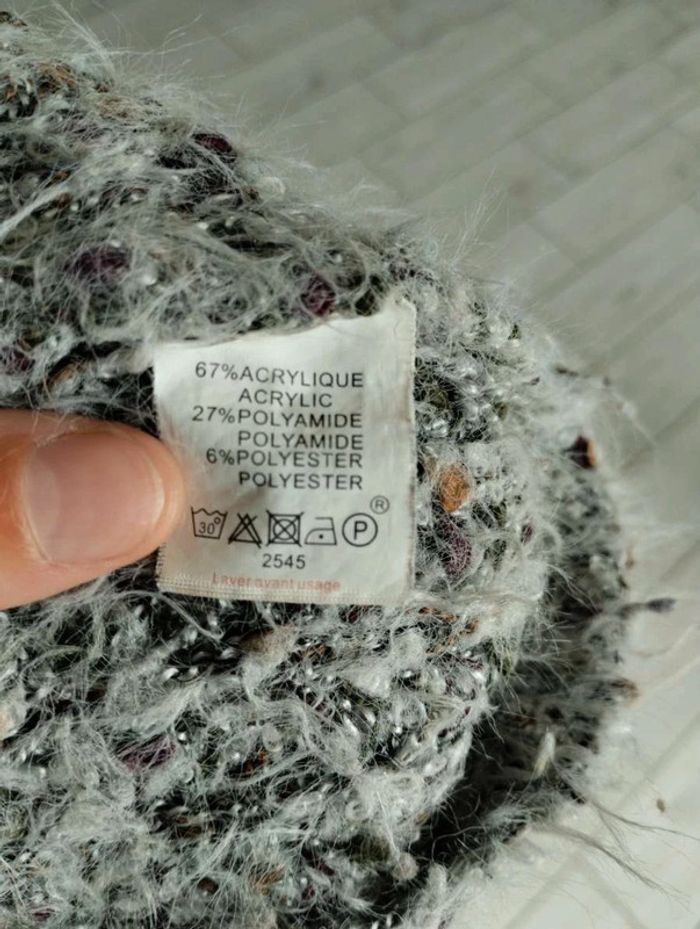 Pull gris moutonné - photo numéro 2